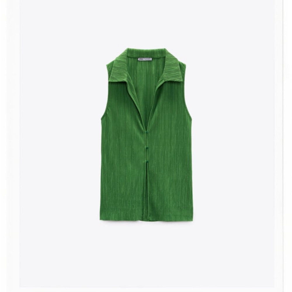 NWT Zara Plisse Set